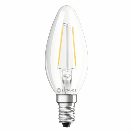 LEDVANCE LED CLASSIC B 25 P 2.5W 827 FIL CL E14 4099854069451