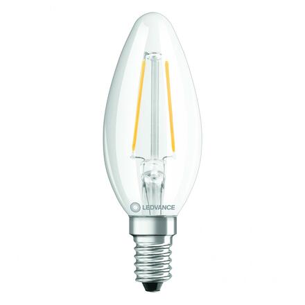 LEDVANCE LED CLASSIC B 25 P 2.5W 827 FIL CL E14 4099854069451