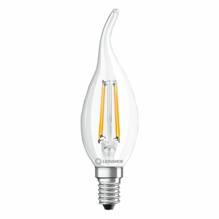 LEDVANCE LED CLASSIC BA 40 P 4W 827 FIL CL E14 4099854069475