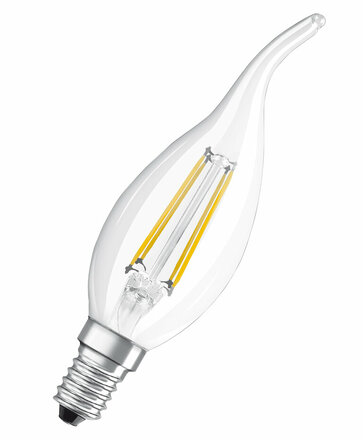 LEDVANCE LED CLASSIC BA 40 P 4W 827 FIL CL E14 4099854069475