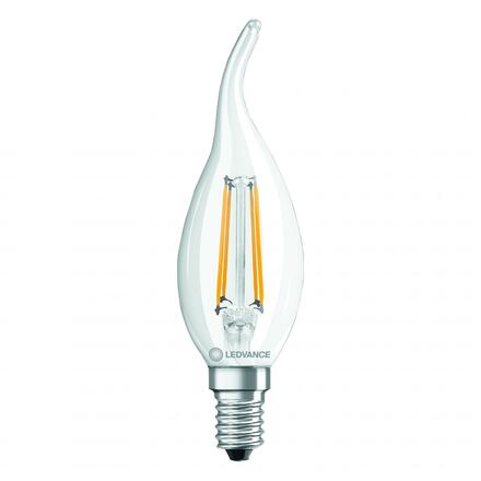 LEDVANCE LED CLASSIC BA 40 P 4W 827 FIL CL E14 4099854069475