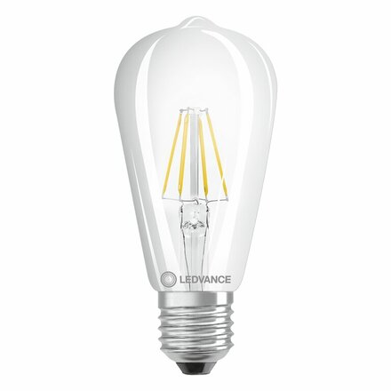 LEDVANCE LED CLASSIC EDISON 40 P 4W 827 FIL CL E27 4099854070013