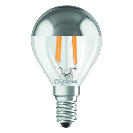 LEDVANCE LED CLASSIC P 31 MIR S P 4W 827 FIL SIL E14 4099854070037