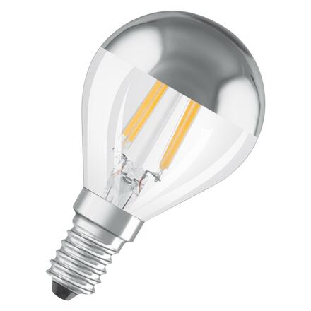 LEDVANCE LED CLASSIC P 31 MIR S P 4W 827 FIL SIL E14 4099854070037