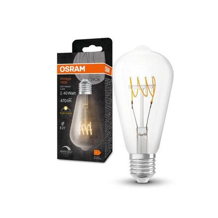 LEDVANCE LED žárovka Vintage 1906 Edison 4,8 W E27 220-240 V stmívatelná 2700 K čirá