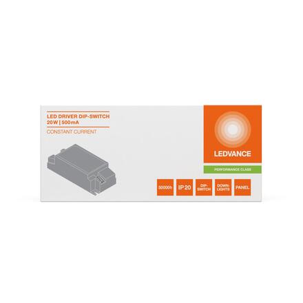 LEDVANCE LED napáječ DR DS-P 20 W 220-240 V výstup 20-42 V DC 150-500 mA