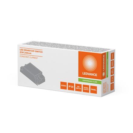 LEDVANCE LED napáječ DR DS-P 20 W 220-240 V výstup 20-42 V DC 150-500 mA