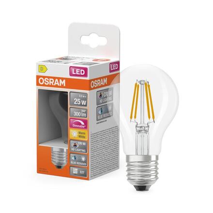 LEDVANCE LED žárovka Superstar Plus Classic A 2,2 W E27 220-240 V 2700 K stmívatelná