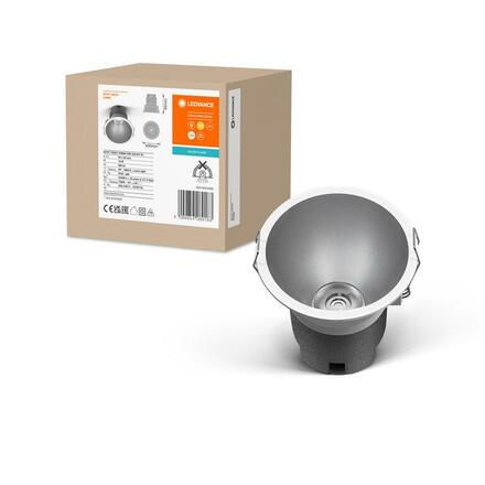 LEDVANCE zapuštěné svítidlo Spot Twist 93mm 10W 3000K bílá/stříbrná 4099854089183