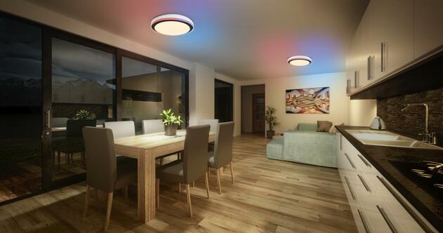 LEDVANCE SMART+ Wifi Orbis ZEST stropní svítidlo RGB 500mm černá 4099854090288