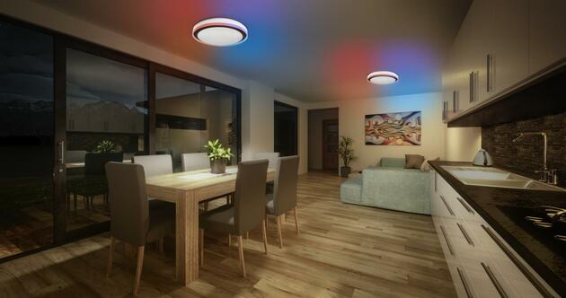 LEDVANCE SMART+ Wifi Orbis ZEST stropní svítidlo RGB 500mm černá 4099854090288