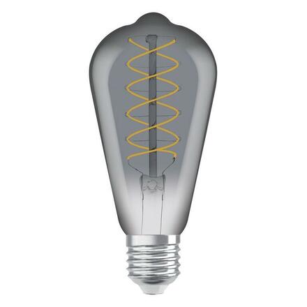 LEDVANCE Vintage 1906 Edison 30 Filament DIM 7.8W 818 Smoke E27 4099854090981