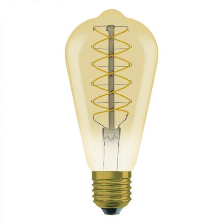 LEDVANCE Vintage 1906 Edison 48 Filament DIM 7W 822 Gold E27 4099854091049