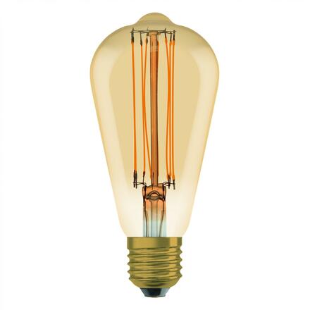 LEDVANCE Vintage 1906 Edison 40 Filament DIM 5.8W 822 Gold E27 4099854091063