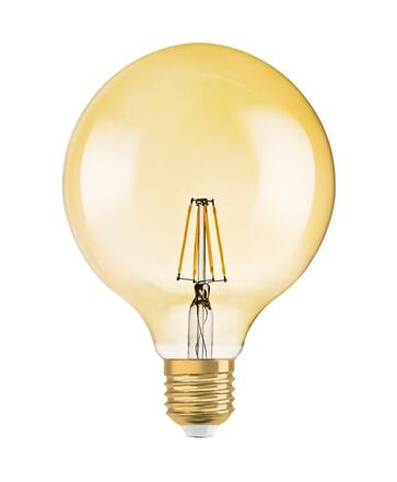 LEDVANCE Vintage 1906 Globe 35 Filament 4W 824 Gold E27 4099854091179