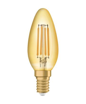 LEDVANCE Vintage 1906 Classic B 35 Filament 4W 824 Gold E14 4099854091476