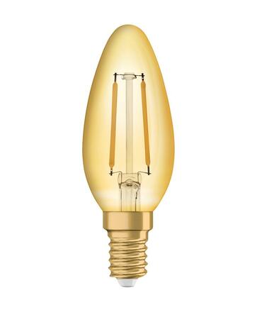 LEDVANCE Vintage 1906 Classic B 22 Filament 2.5W 824 Gold E14 4099854091575