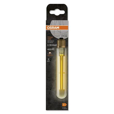 LEDVANCE Vintage 1906 Tubular 35 Filament 4W 820 Gold E27 4099854091889