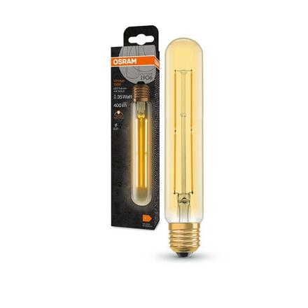 LEDVANCE Vintage 1906 Tubular 35 Filament 4W 820 Gold E27 4099854091889