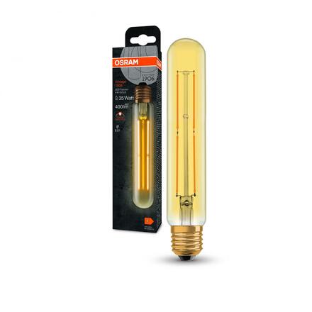 LEDVANCE Vintage 1906 Tubular 35 Filament 4W 820 Gold E27 4099854091889