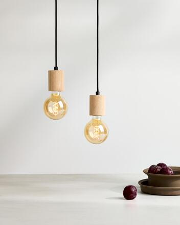 LEDVANCE závěsné svítidlo Vintage 1906 PenduLum Cylinder dřevo 4099854092503