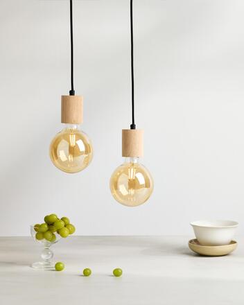 LEDVANCE závěsné svítidlo Vintage 1906 PenduLum Cylinder dřevo 4099854092503