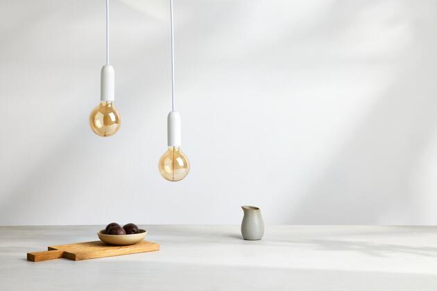 LEDVANCE závěsné svítidlo Vintage 1906 PenduLum Round bílé 4099854092565