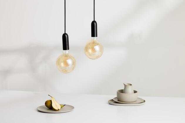 LEDVANCE závěsné svítidlo Vintage 1906 PenduLum Round černé 4099854092589