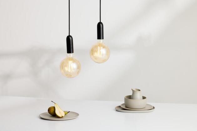 LEDVANCE závěsné svítidlo Vintage 1906 PenduLum Round černé 4099854092589