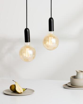 LEDVANCE závěsné svítidlo Vintage 1906 PenduLum Round černé 4099854092589