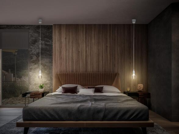 LEDVANCE závěsné svítidlo Vintage 1906 PenduLum Bell bílé 4099854092688