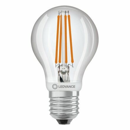 LEDVANCE LED CLASSIC A 60 MS S 7.3W 827 FIL CL E27 4099854096051