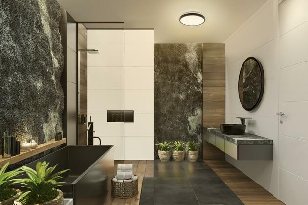 LEDVANCE stropní svítidlo LED Bathroom Ceiling 300mm černá Click-CCT 4099854096112