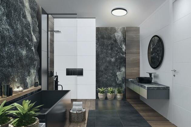 LEDVANCE stropní svítidlo LED Bathroom Ceiling 300mm černá Click-CCT 4099854096112