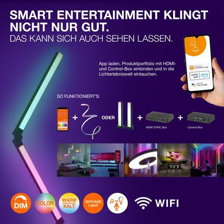 LEDVANCE SMART+ Wifi Convert Magic stojací lampa RGBW 4099854096495
