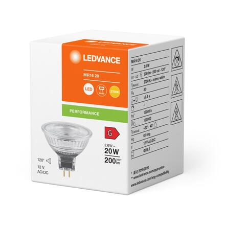 LEDVANCE LED MR16 20 120d P 2.6W/827 GU5.3 4099854103544