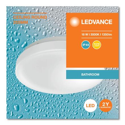 LEDVANCE stropní svítidlo CEILING ROUND 255 18 W 220-240 V 3000 K IP44