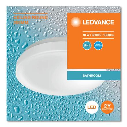 LEDVANCE stropní svítidlo CEILING ROUND 255 18 W 220-240 V 6500 K IP44