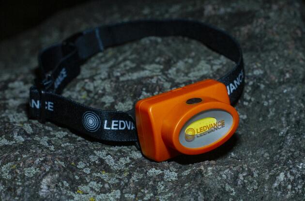 LEDVANCE čelovka Compact 2,2 W 100 lm 6500 K na baterie