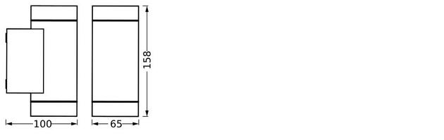 LEDVANCE venkovní nástěnné svítidlo Endura Classic GU10 IP65 Itys tmavá šedá 4099854183041