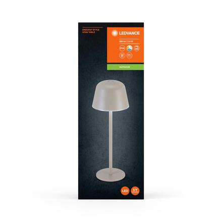 LEDVANCE LED venkovní stolní lampa Endura Style CCT USB béžová 4099854185342