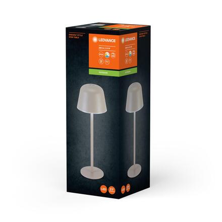 LEDVANCE LED venkovní stolní lampa Endura Style CCT USB béžová 4099854185342