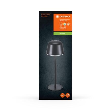 LEDVANCE LED venkovní stolní lampa Endura Style CCT USB tmavá šedá 4099854185366