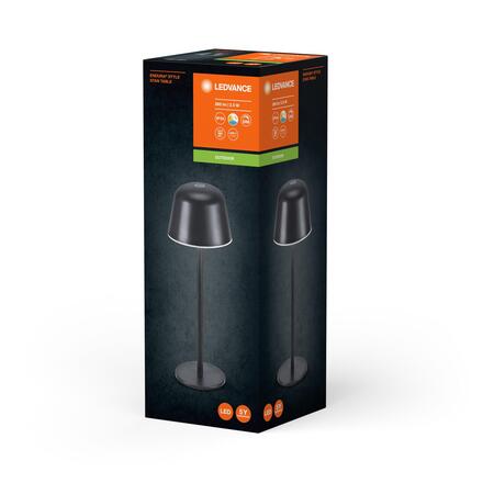 LEDVANCE LED venkovní stolní lampa Endura Style CCT USB tmavá šedá 4099854185366