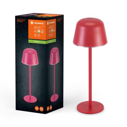 LEDVANCE LED venkovní stolní lampa Endura Style CCT USB magenta 4099854185380