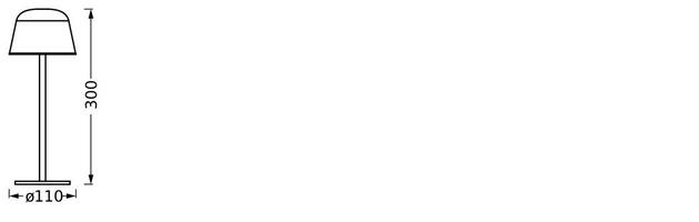 LEDVANCE LED venkovní stolní lampa Endura Style CCT USB magenta 4099854185380