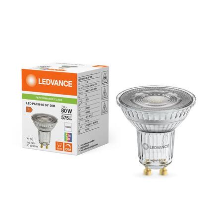 LEDVANCE LED PAR16 80 36° DIM P 7W 940 GU10 4099854234903