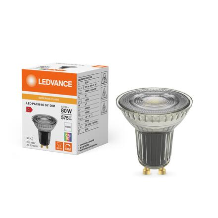 LEDVANCE LED PAR16 80 36° DIM S 8.3W 940 GU10 4099854235245