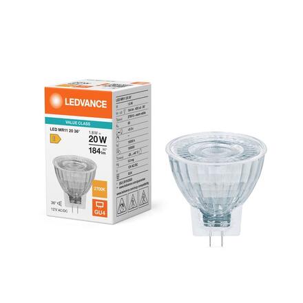 LEDVANCE LED MR11 20 36° P 1.8W 827 GU4 4099854235320