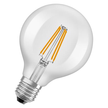 LEDVANCE LED Classic Globe 95 60 Filament třída A S 3.8W 827 čirá E27 4099854236990